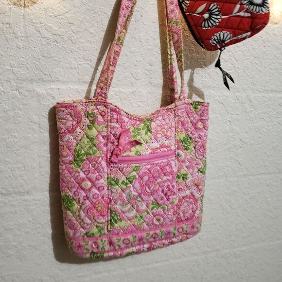 Vera Bradley Mix Print Bundle Bag & Makeup Case - Picture 2 of 7